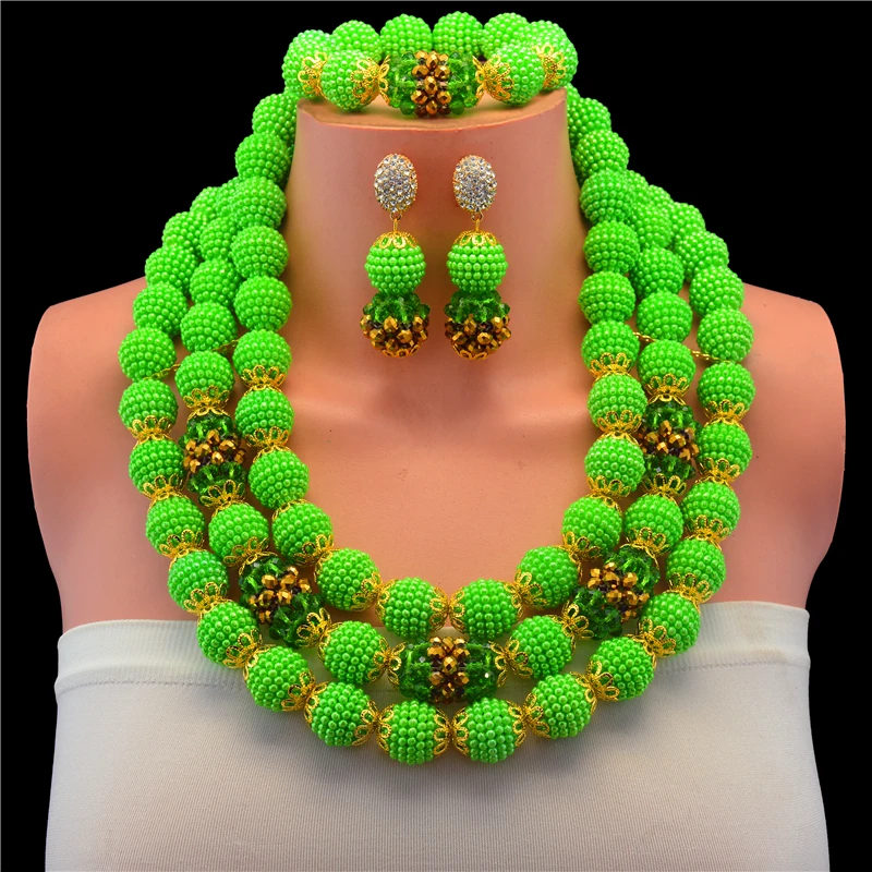 2017 блестящий белый красный золотой цвет африканские бусины ювелирный набор