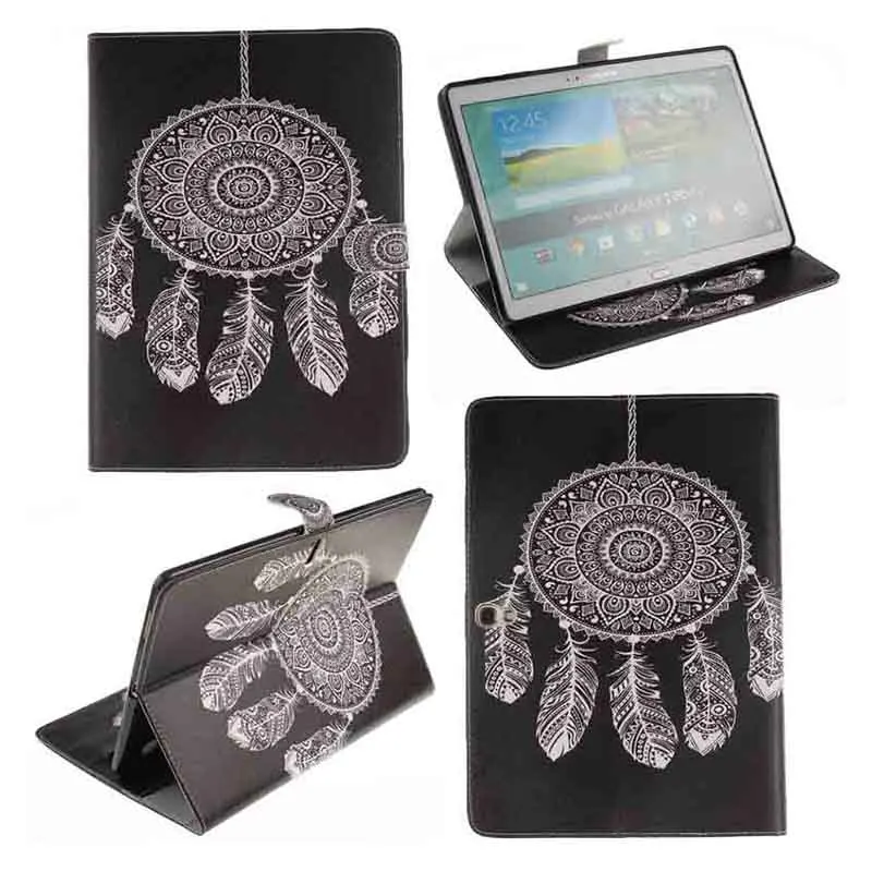 Чехол-бумажник из искусственной кожи с подставкой для Samsung Galaxy Tab S 10 5 дюйма |