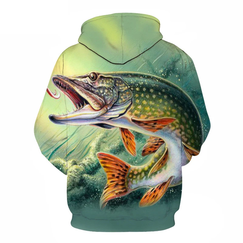 

Male Hoodies fish 3D Hoodie New Hoody Men Sweatshirt Pullover Tracksuit Harajuku Coat Streatwear Small Fresh DropShip ZOOTOPBEAR