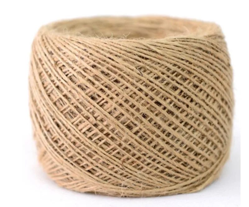 30 метров натуральная Мешковина гессиан джутовый шнур шпагат пеньковая веревка