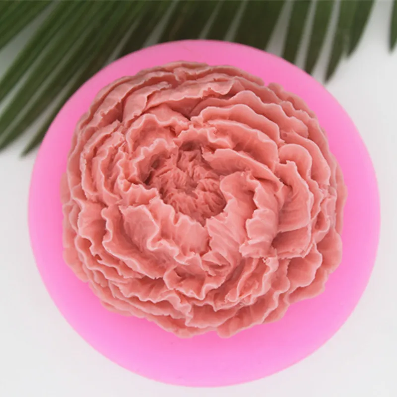 1 шт. силиконовая форма для мыла ручной работы с пионами | Дом и сад