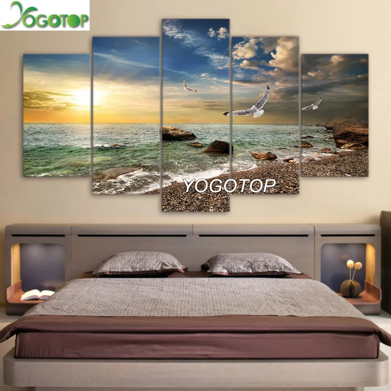 Алмазная живопись YOGOTOP для творчества полная вышивка 5D квадратная/Круглая