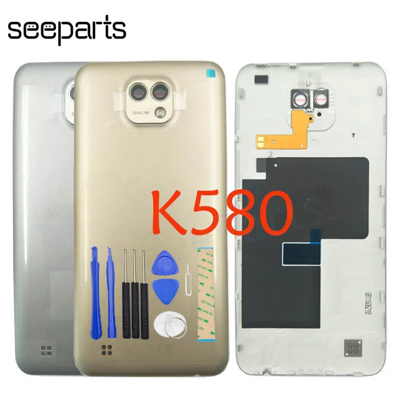 Новинка 5 2 оригинальная задняя крышка батарейного отсека для Lg X Cam K580 чехол LG k580