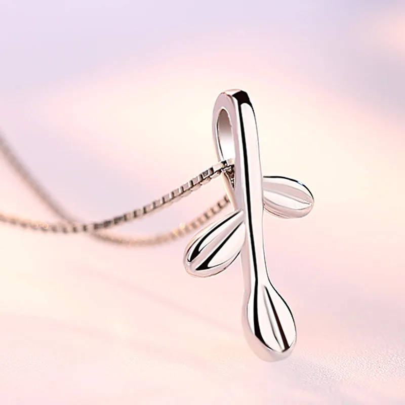 KITEAL 2018 Hot New Fashion Simple Olive Branch Leaf Necklace Clavicle Chain Pendant for Women Charm Jewelry Gifts | Украшения и