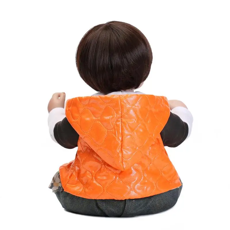 Силиконовая виниловая кукла для новорожденных 55 см | Игрушки и хобби