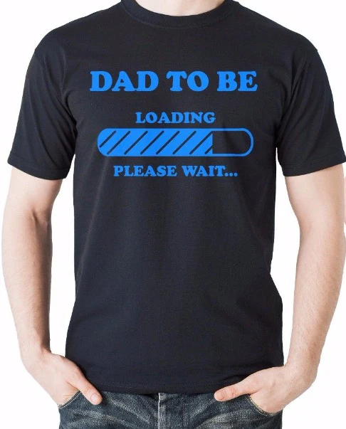 100% Хлопковая мужская летняя футболка для беременных забавная Женская Футболка