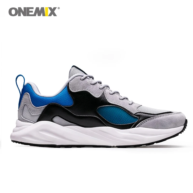 ONEMIX 2021 New Style Sneakers Men Outdoor Anti-skid Casual Shoes Man Trendy Zapatillas De Deporte Leisure Footwear Male | Спорт и