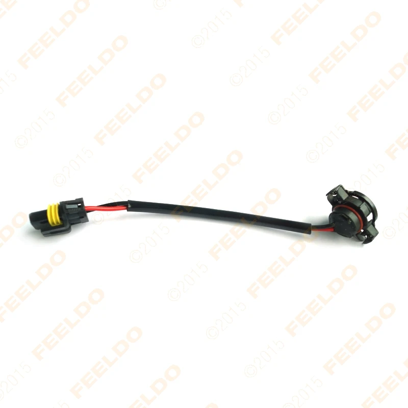 FEELDO 10 шт. автомобильный 5202 H16 до 9006 провод Жгут кабель HID/LED конверсионный балласт в