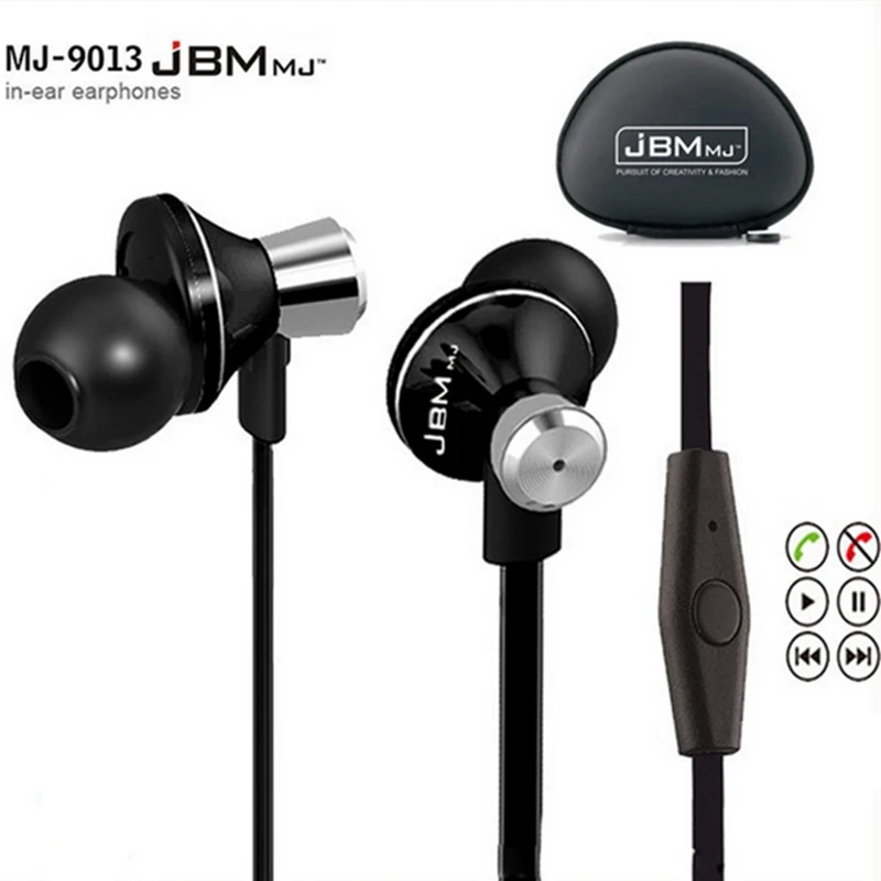 Оригинальные Внутриканальные наушники JBM Hi Fi стерео гарнитура с микрофоном