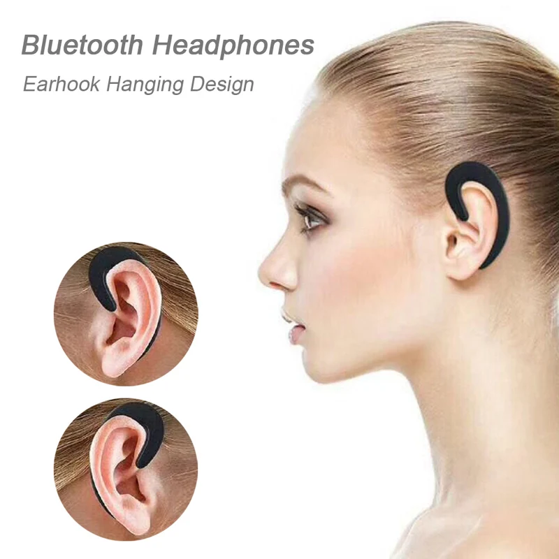 VAORLO спортивные Bluetooth наушники беспроводные с крючком гарнитура микрофоном для