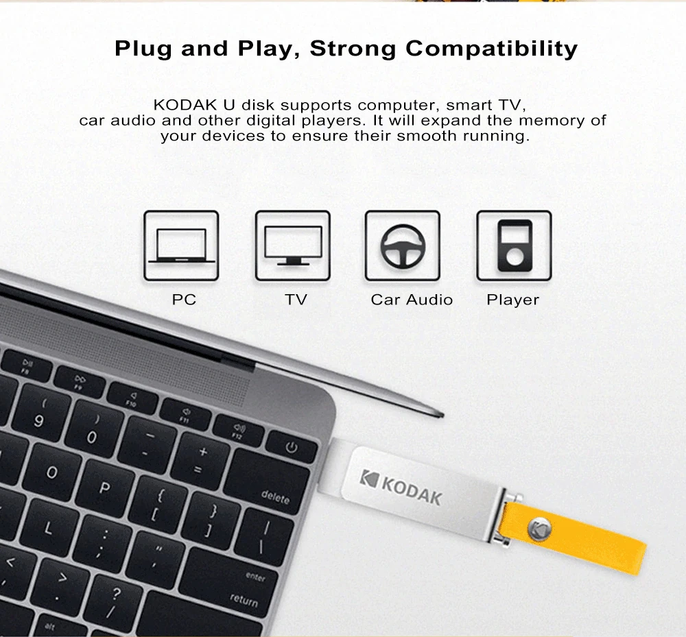 KODAK USB флеш-накопитель 128 ГБ 256 ГБ металлическая ручка-накопитель 32 Гб 64 Гб 16 Гб K133 USB3.0 карта памяти Unidad Flash USB3.1 Флешка USB накопитель