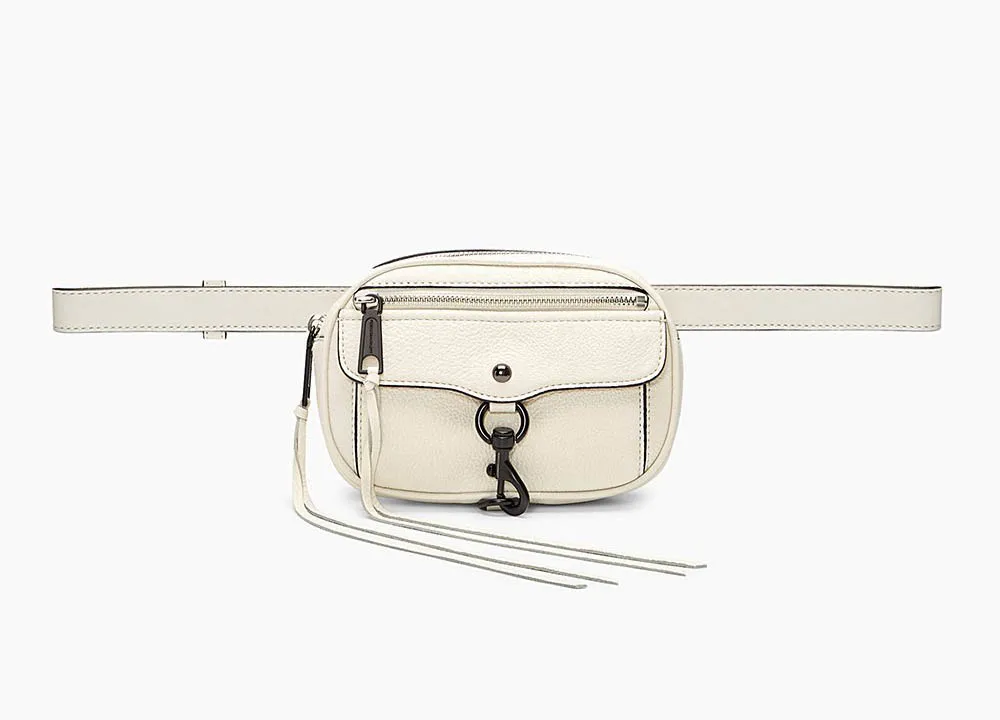 White waist bag Женская сумка-пояс на молнии с цепочкой, сумка на плечо из искусственной кожи, модная сумка на плечо, сумки для путешествий, повседневный кошелек, сумка-кошелек, сумка для путешествий, 127 - Цвет: White waist bag