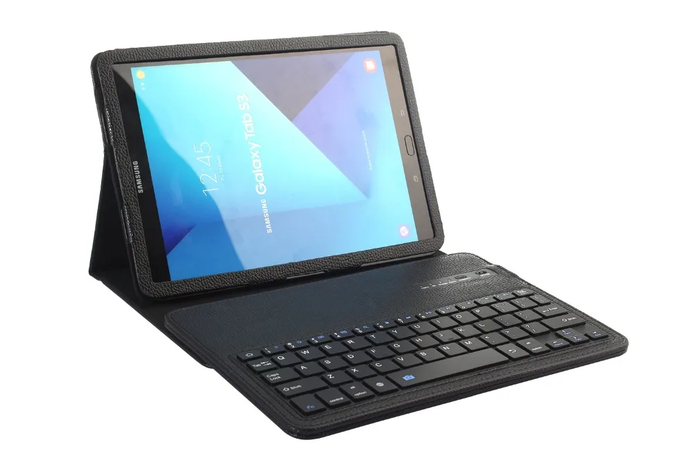 Съемная Беспроводная Bluetooth 3 0 клавиатура Folio Stand PU кожаный чехол док-станция для