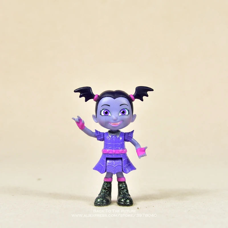 Disney Vampirina 5-14 см фигурка аниме мини кукла украшение ПВХ Коллекция фигурка игрушки модель для детей подарок - Цвет: Розовый