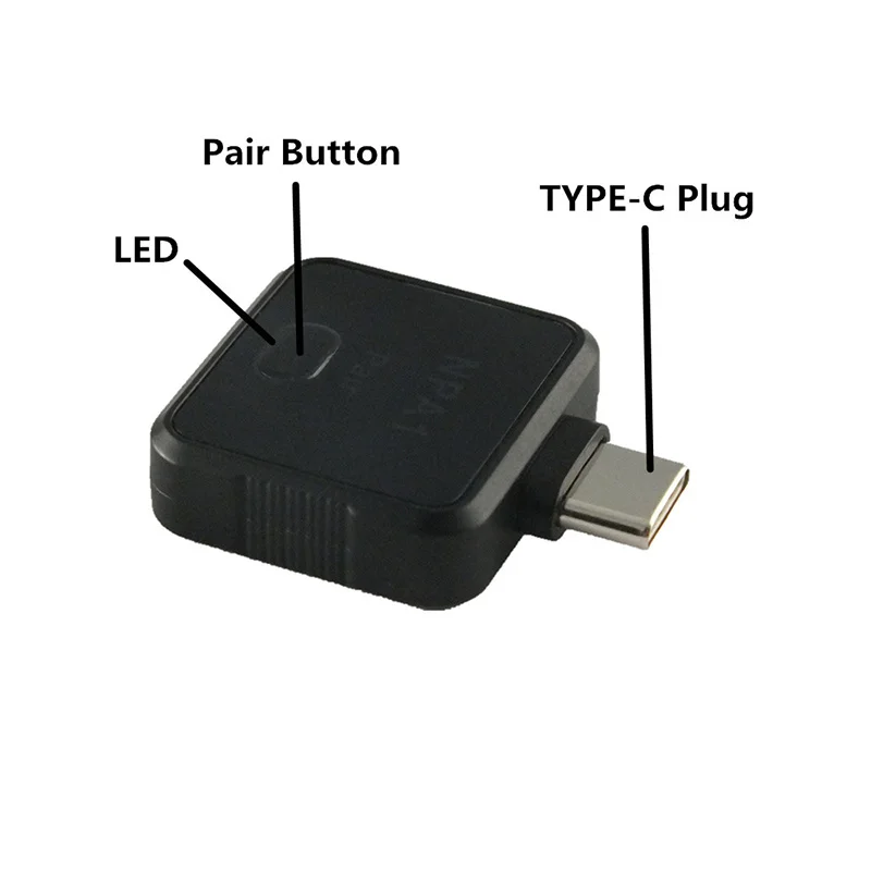 TYPE C Bluetooth передатчик беспроводной мини портативный стерео аудио с низкой