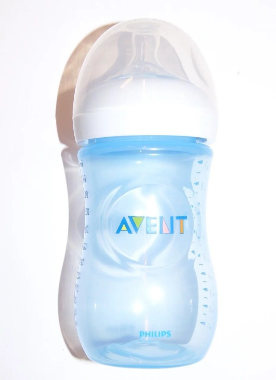 Синий AVENT натуральная бутылочка для кормления Avent бутылочки с широким горлышком 1 м+/9 унций 260 мл Новинка - Цвет: Синий