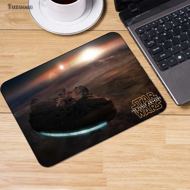 Yuzuoan Promotion Star Wars Computer Mouse Pad Gaming Rubber Mousepads Decorate Your Desk Non-Skid No Overlock Edge | Компьютеры и