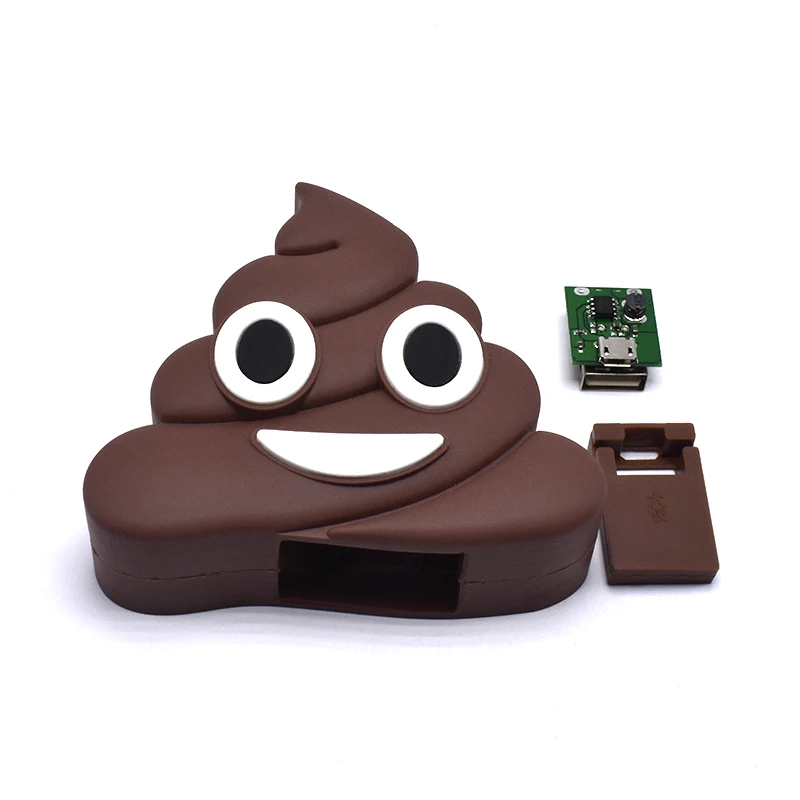 Defecate Poops Emoji power Bank 8800 мАч милый мультфильм bank портативный внешний аккумулятор