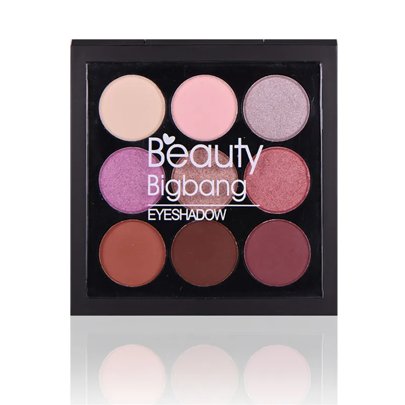 BeautyBigBang 9 цветов блестящие тени для век матовые мерцающие макияж светящиеся несколько стилей Дымчатая Палитра Тени для век