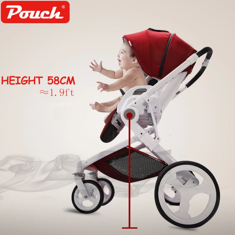 Сумка детская коляска P37High пейзаж детская коляска Kinderwagen sette трон детская складная прогулочная коляска для новорожденного