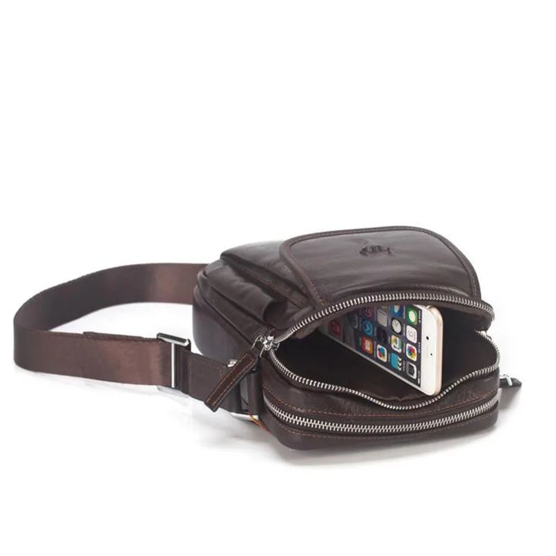 LY. SHARK новинка модные мужские сумки-мессенджеры из воловьей кожи натуральная кожа