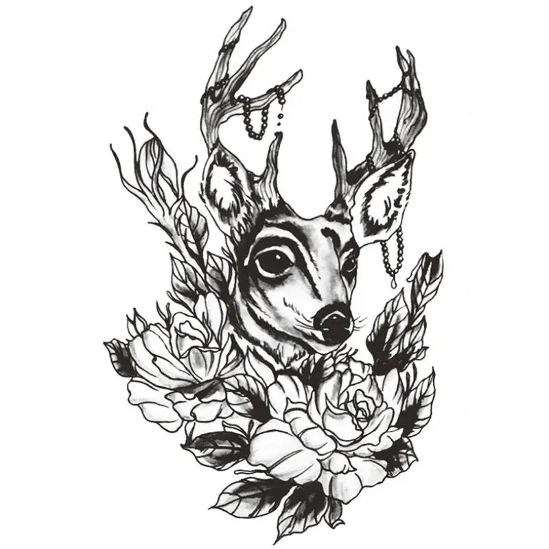 3D флэш мультфильм рука татуировки Лев корона король водонепроницаемый временные