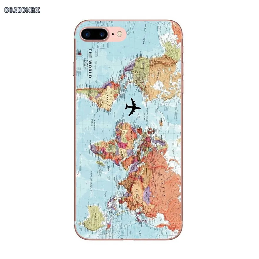 Для Samsung Galaxy S10 Lite J1 J2 J3 J5 J7 2015 2016 J4 J6 Plus J8 2018 Европа карта мира путешествия планы
