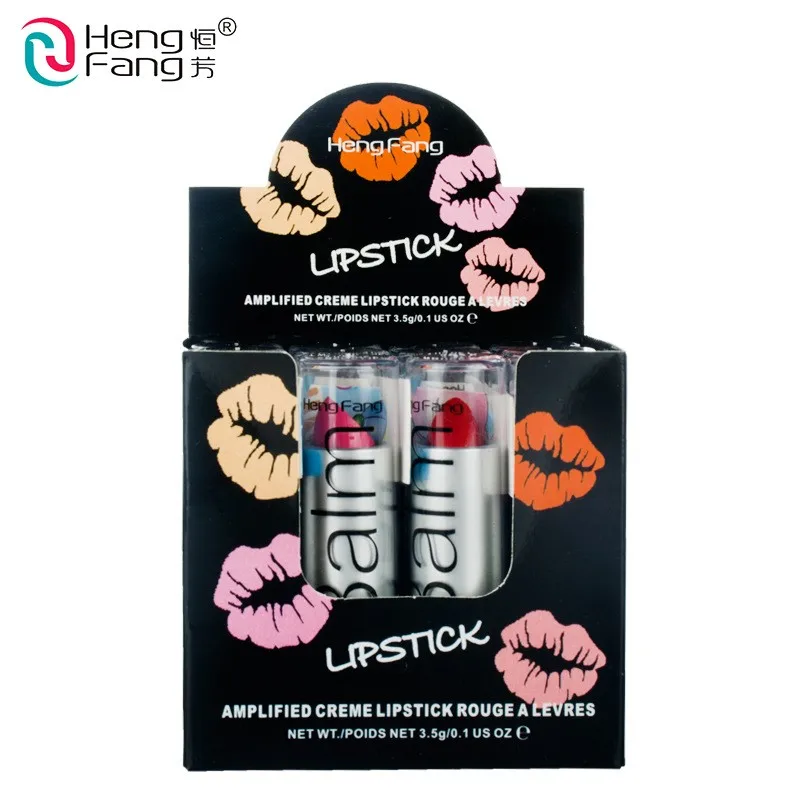 24 шт./лот 12 видов цветов Помада легко носить увлажняющая долговечная pintalabios