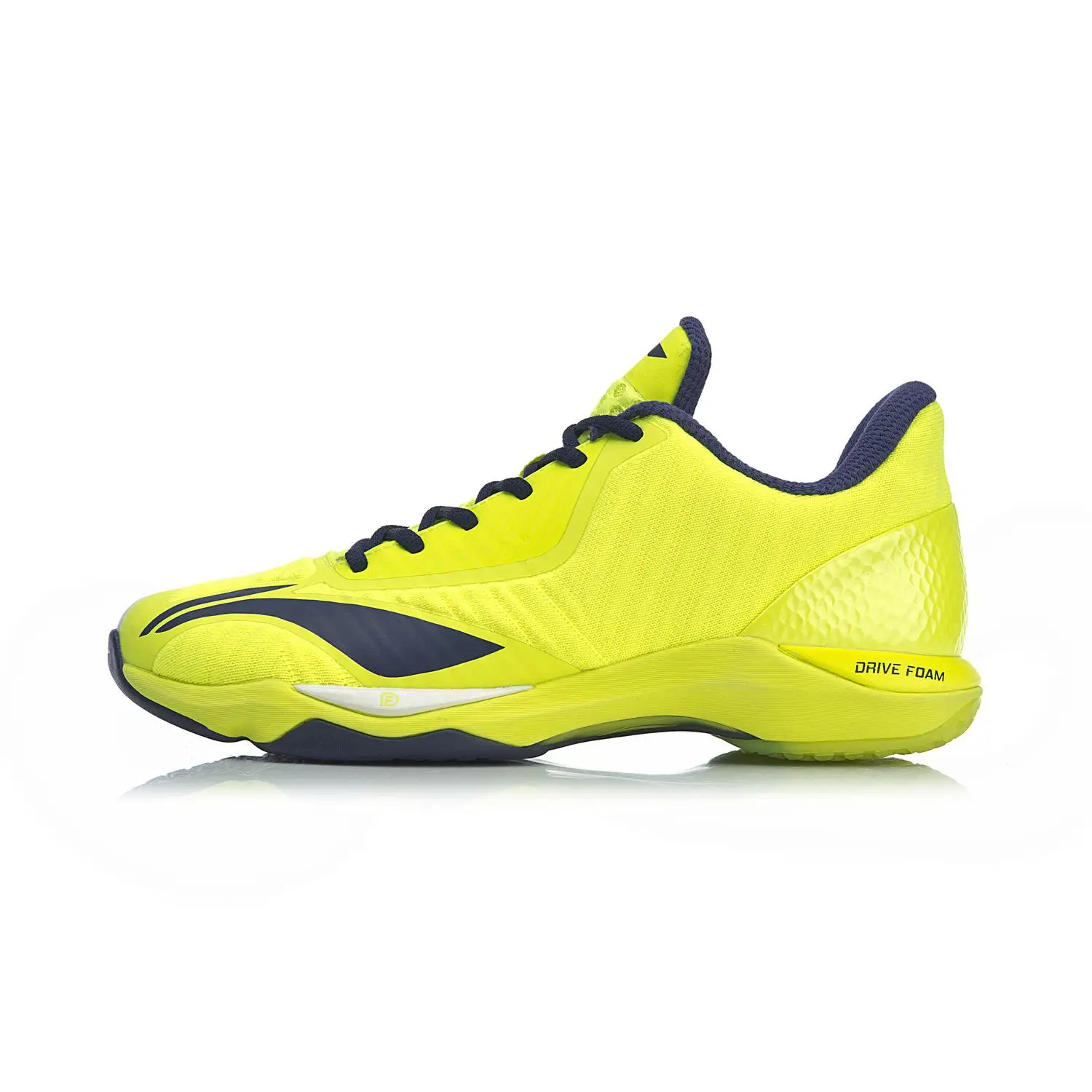 Цвет: желтый Li-Ning/мужские кроссовки для бадминтона с амортизацией и подкладом; профессиональная спортивная обувь; кроссовки; AYZP003 SAMJ19 - Цвет: Цвет: желтый