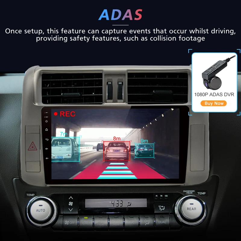 AWESAFE 2 din Автомобильный dvd плеер Android GPS навигация для Toyota LAND CRUISER PRADO J150 2009 2010 2011 2012 2013