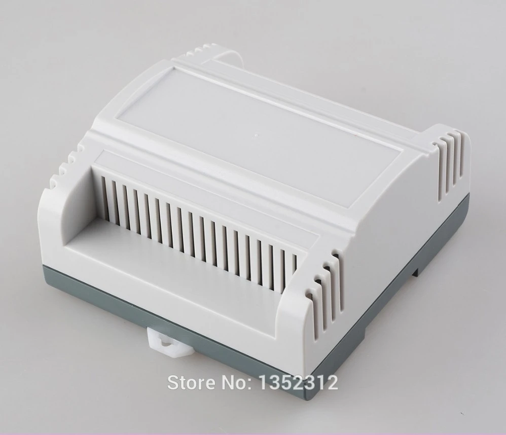 

6 шт./лот din rail корпус PLC пластиковая промышленная коробка электрический пластиковый корпус PLC блок управления 112*108*56 мм