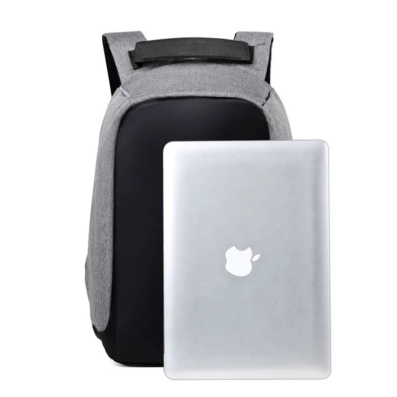 Нейлон Материал backbag USB зарядка 15 дюймов Тетрадь сумка Водонепроницаемый рюкзак