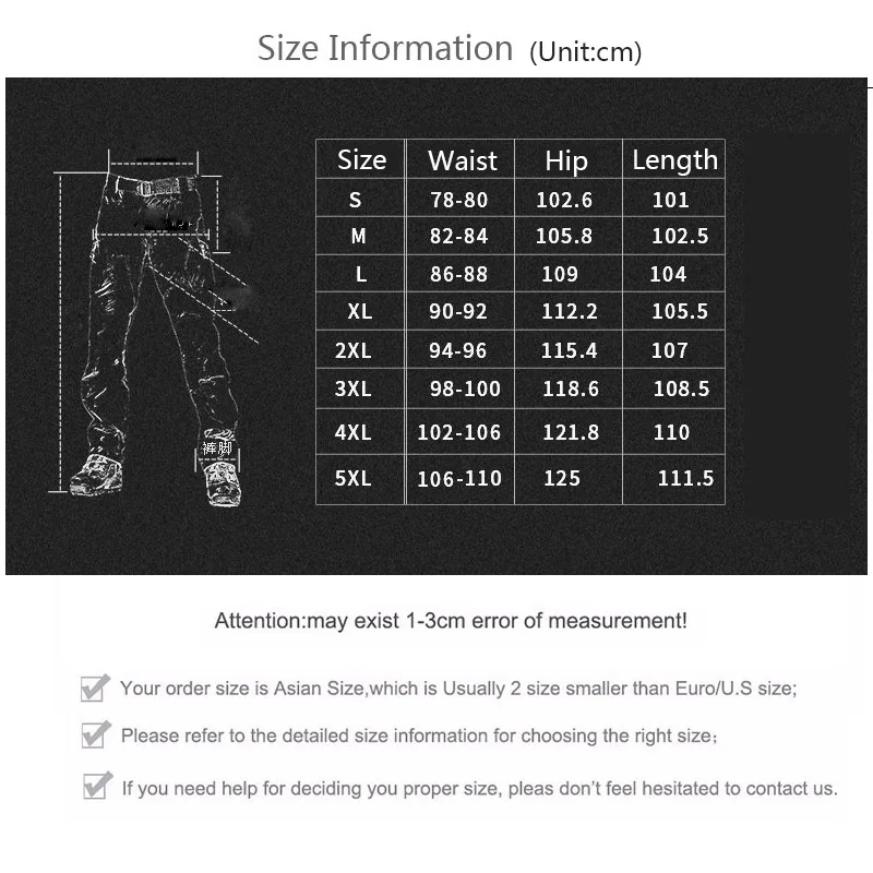 

IX9 Men Tactical Pants Military Trainning Male Combat Camouflage Multi-Pockets Straight Stretch Breathable Comfort Full Trousers