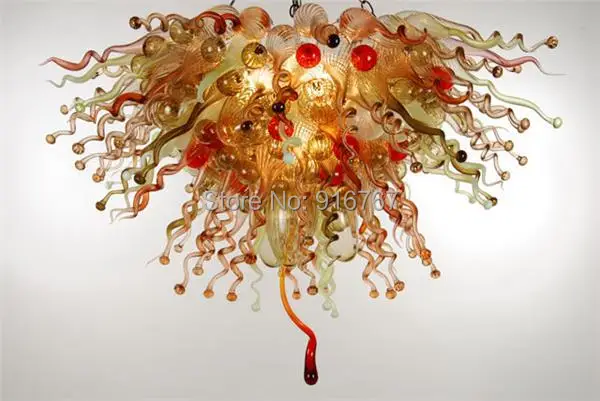 

100% Hand Blown Dale Chihuly Lamp Graceful Murano Glass Chandelier Lamp