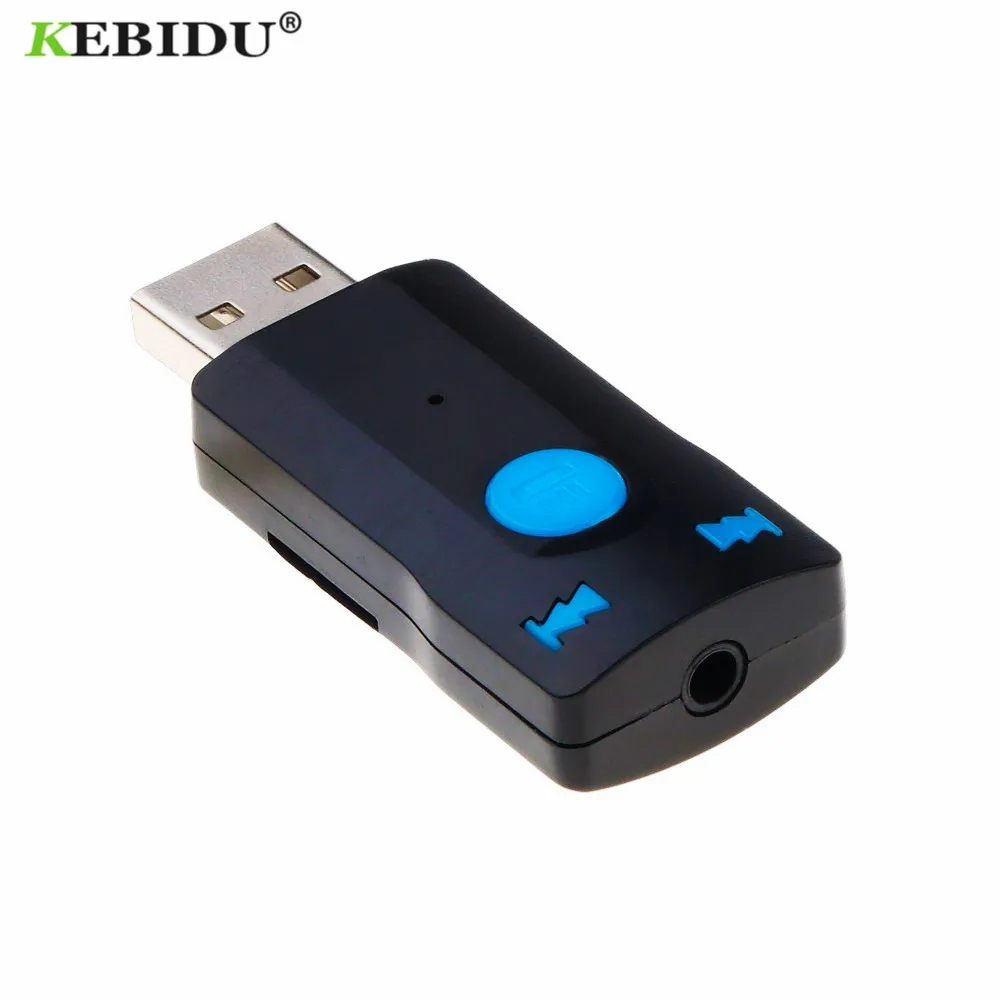 KEBIDU USB Bluetooth ресивер стерео аудио музыкальный адаптер с микрофоном громкой связи 3