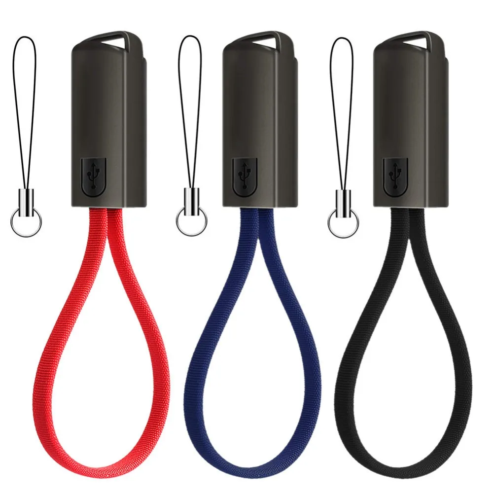 Универсальный короткий Портативный USB кабель типа C брелок для телефона зарядный
