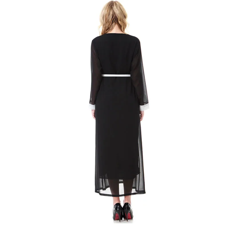 2018 Мода Абая Ближний Восток длинные халаты Рамадан Дубай Арабский исламский moroccan