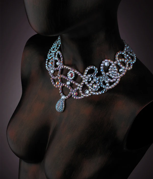 2016 новое поступление аксессуары для латиноамериканских танцев ожерелья senior stones