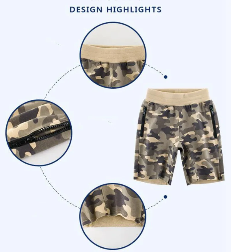 COOTELILI Kids Clothing Summer Children Cotton Shorts Boys Clothes Baby Fashion Pants Beach Pant 90-140cm |