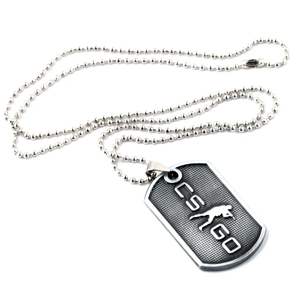 SamYeung 4 стиля CS GO CT $ T ожерелье для мужчин CSGO Gun нож крыло аниме Neckless Collier Homme мужские