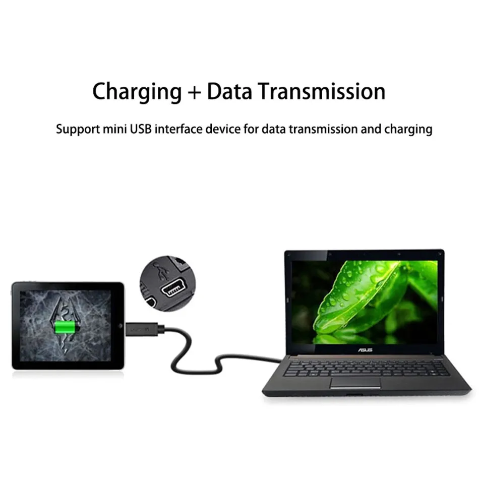 Водонепроницаемый мини USB кабель 1 м для SONY ps3 контроллер зарядный передачи данных