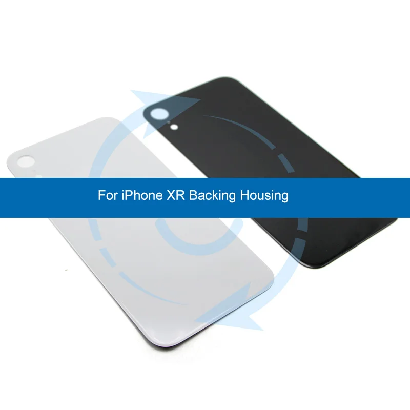 Задняя Крышка аккумуляторной батареи для iPhone XR 6 1 дюйма стеклянная панель корпус