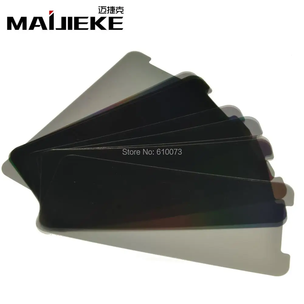 

10PCS MAIJIEKE LCD Polarizer Film For iPhone X Polarization Polarized Light Film Replacement