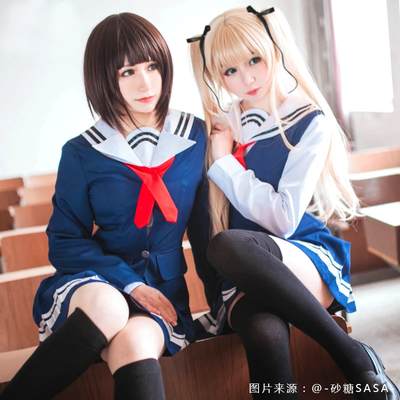 Костюм для косплея героя аниме Saenai no Sodatekata школьная форма Katou Megumi Eriri Спенсера