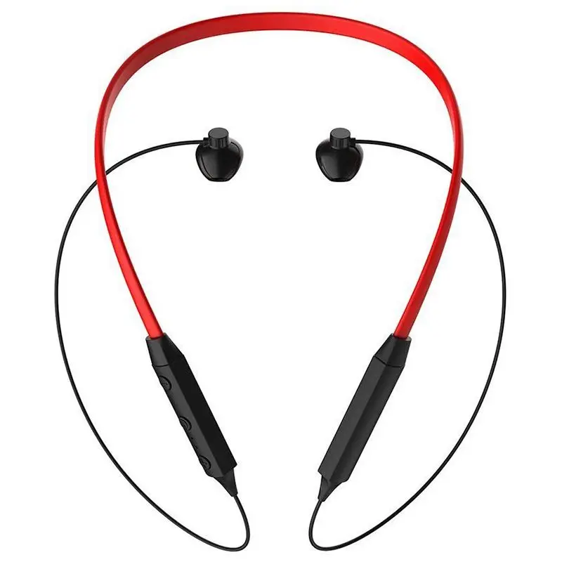 HBQ ix Portable Neckband Bluetooth 4.2 Stereo Headset Hands-free Dust-proof Sports Running Earphone Headphone(Red+Black) | Электроника