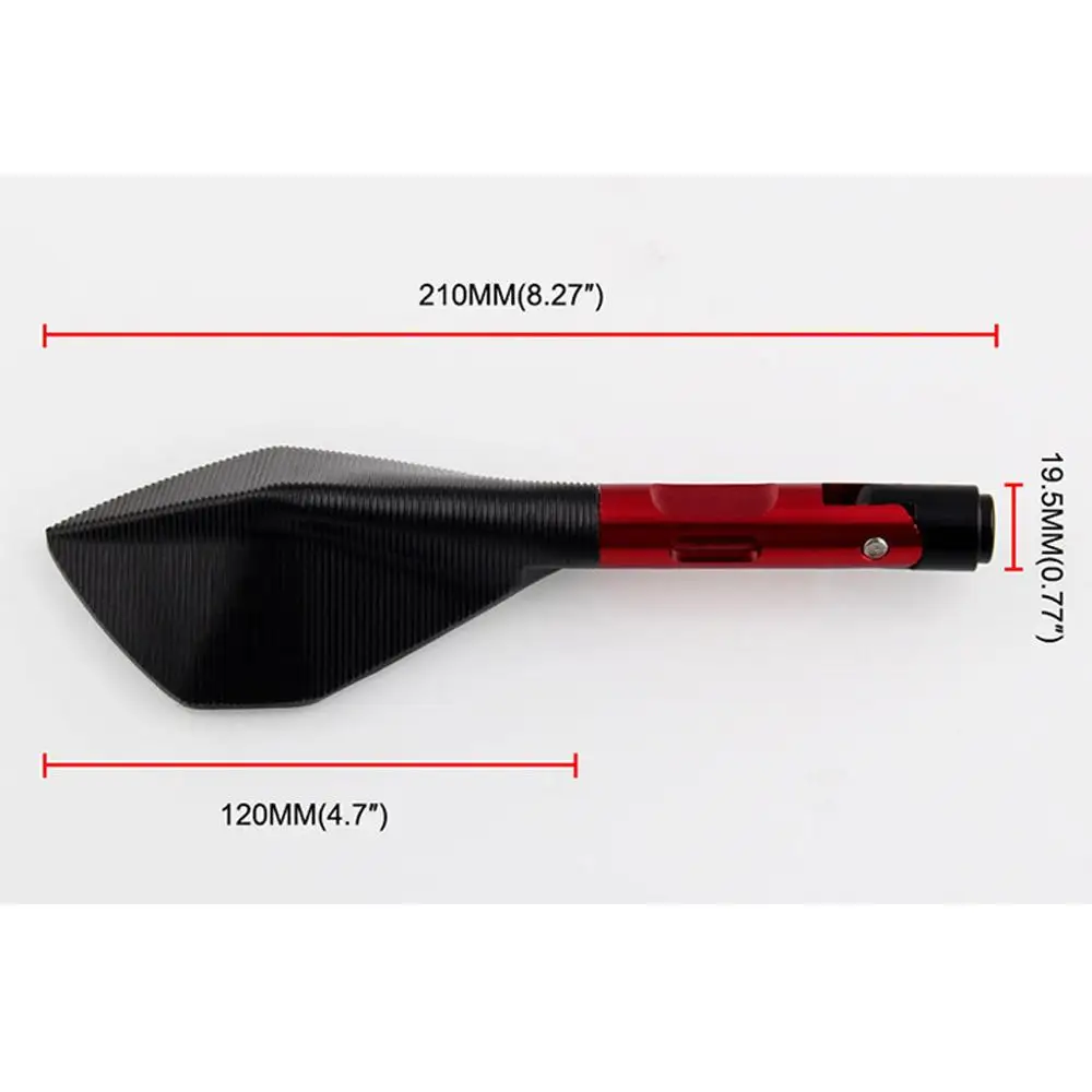 CNC Aluminum alloy Motorcycle Rearview Side Mirrors Street Sports Bike Chopper Ruiser modified Repair Accessories | Автомобили и