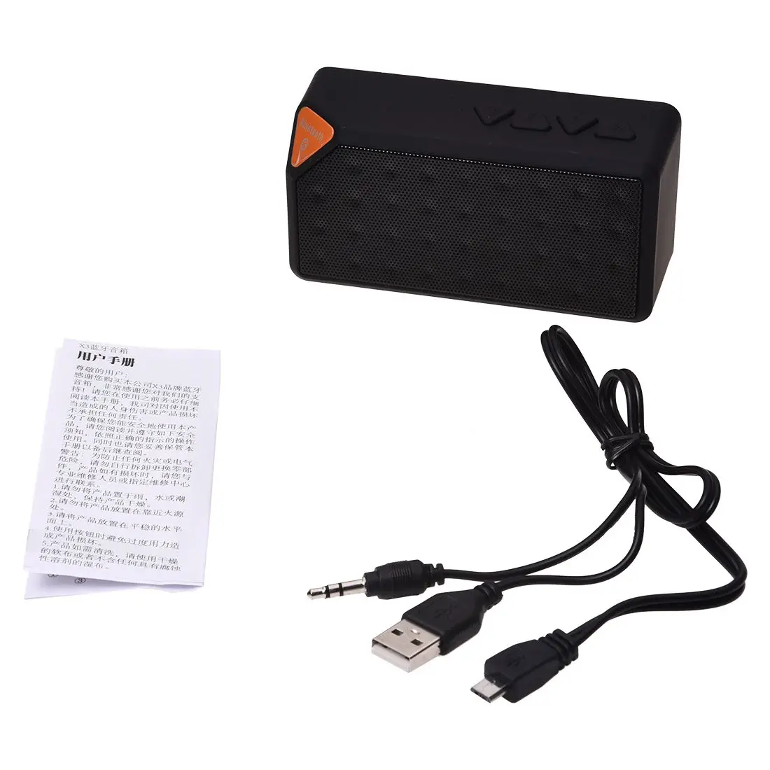 AAAE Топ Bluetooth Беспроводной Динамик fm-tf SD USB Music Box-плеер Super Bass для сотового телефона