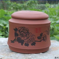 yixing tea wholesale tea storage tank round tank ore clear cement fashionable store mixed batch