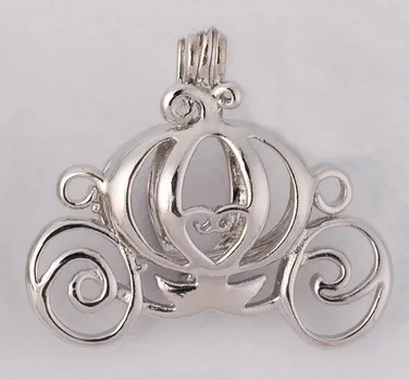 100 шт./лот смешанный дизайн подвески в виде жемчужной клетки 18kgp модные красивые