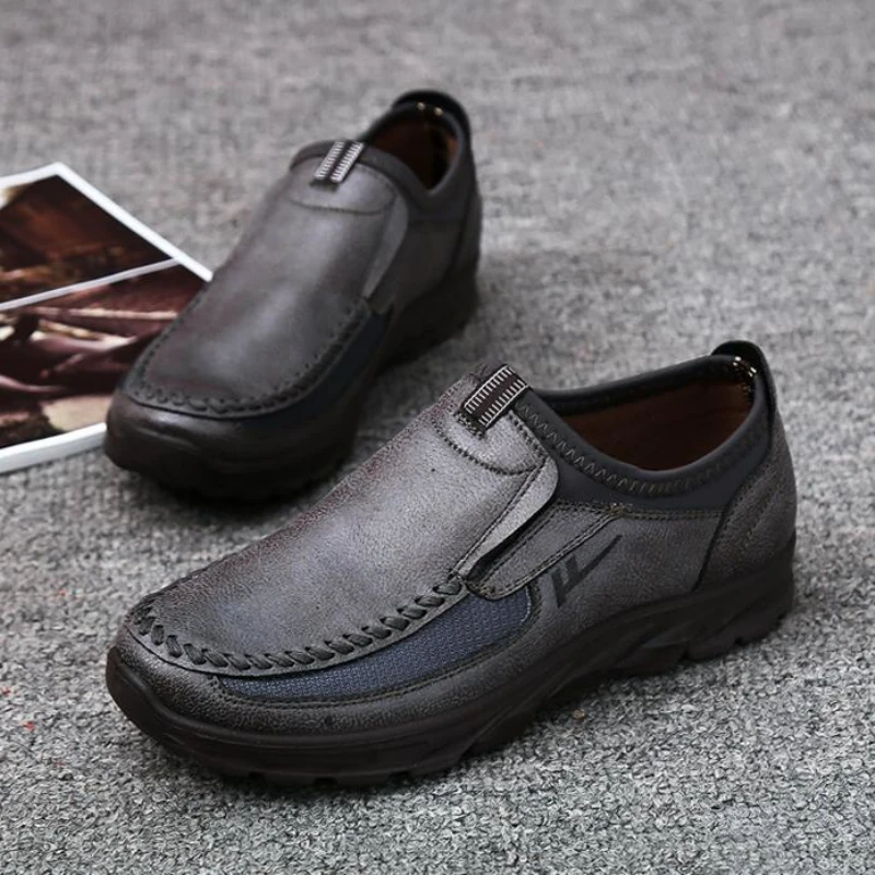 Big Size 39-48 Men Casual Walking Shoes Fashion Lightweight Soft Sneakers Luxury Brand Man Breathable Footwear Platform Loafers | Обувь
